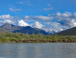 87. Melting Permafrost on River Bank