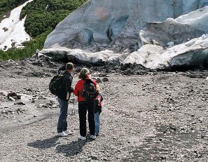 Hiking Up To Exit Glacier
